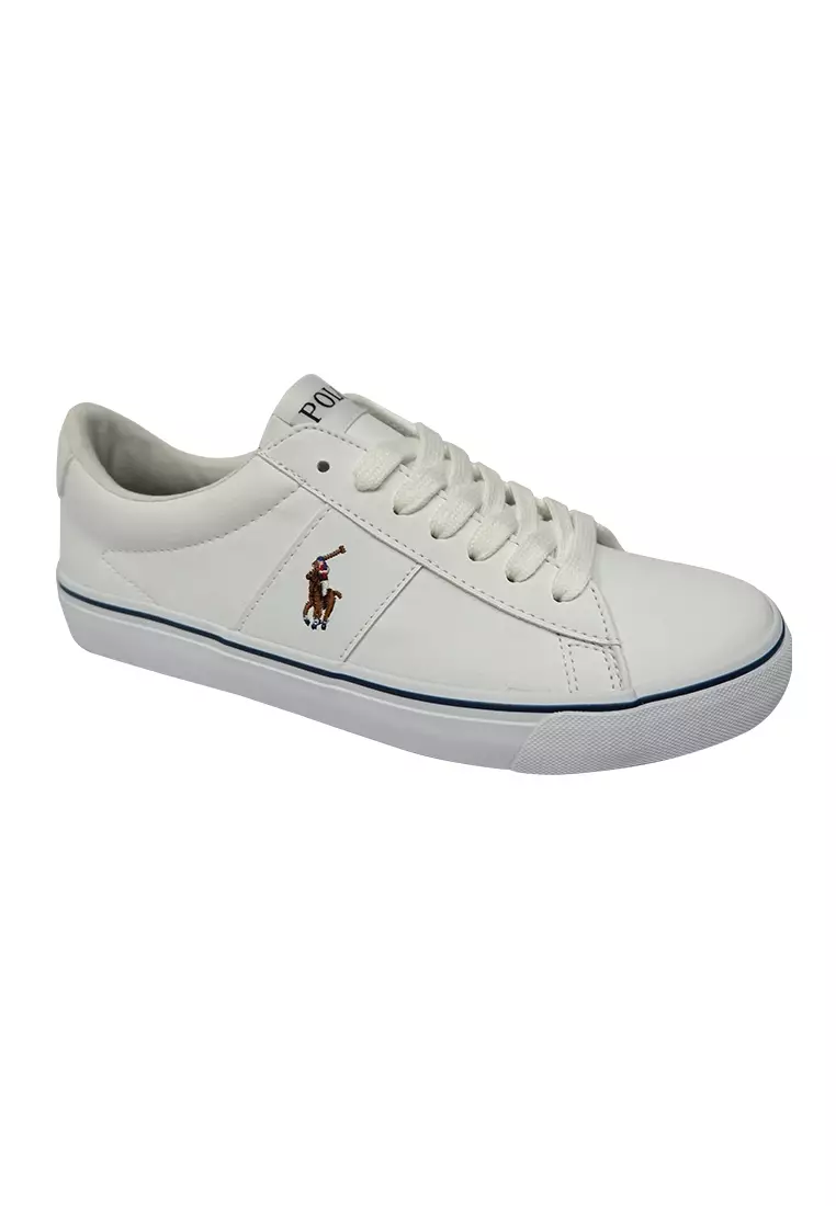 Sayer Canvas Trainers Polo Ralph Lauren White Sayer Trainers