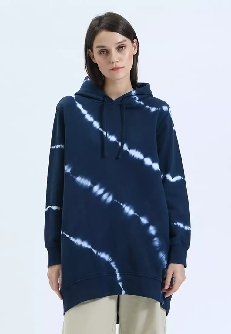 Buy Chevignon Ladies' shibori tie dye hoodies dress 2023 Online | ZALORA  Singapore
