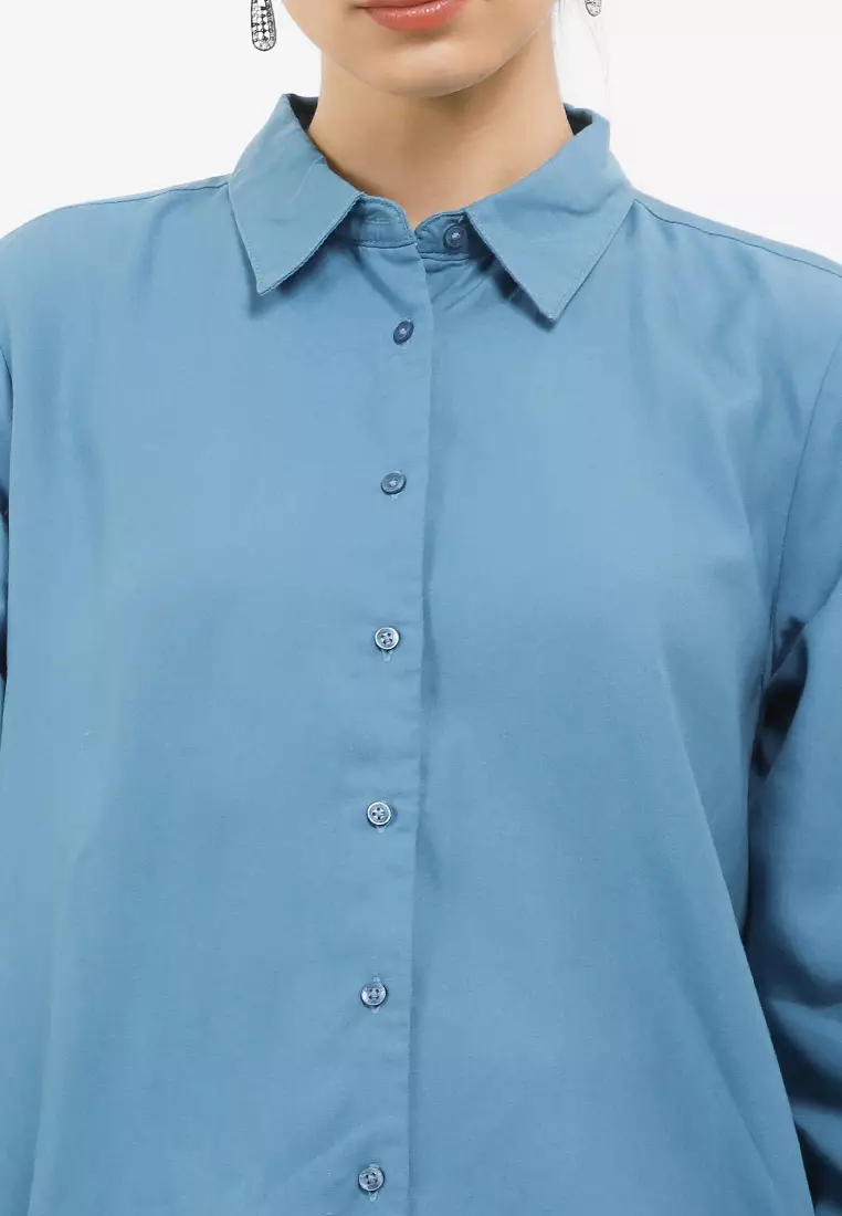 Cg Kemeja Katun Loose Fit