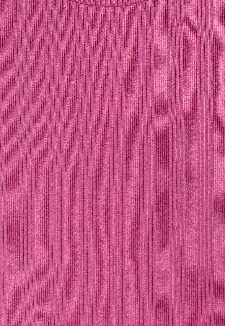 Kids Variegated Rib Fitted T-Shirt