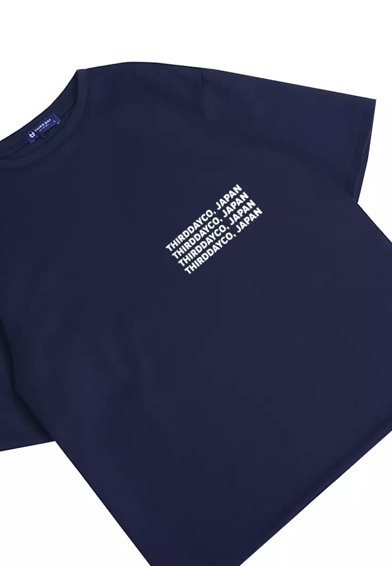 MTL07 Kaos Oversize Distro Pria Tdco.Japan Belly Navy