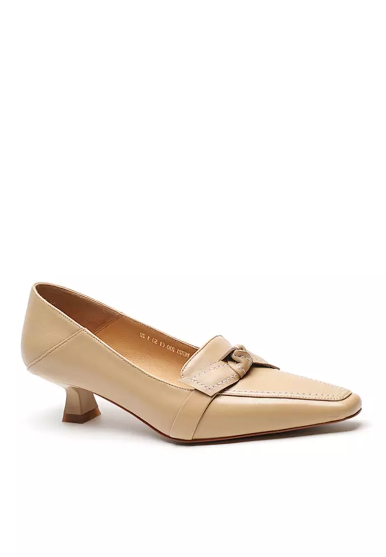 Discount on Twenty Eight Shoes  shoes - SKU: VANSA Fashion Sheep Leather Bow Mid Heel Pumps VSW-H01076723