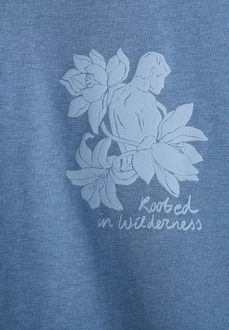 100% Cotton T-Shirt Text