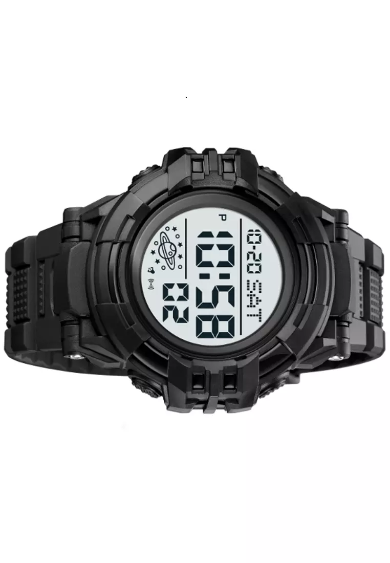 Jam Tangan Digital Pria Waterproof Many Function Strap Tali Material TPU DV32 ORIGINAL