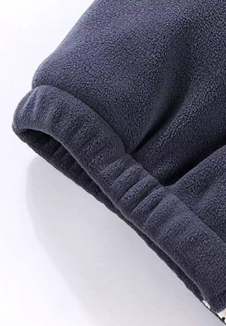 Wakakids Jaket Anak Bulu Sherpa Bludru Sweater Winter Musim Dingin Fur Warm Zipper Jacket 4444 Venrz Navy