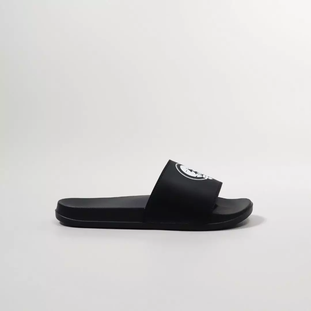 Cogen Sandal Slop Sandal Slip On Sandal Slide Pria Sendal Karet Hitam Basic RB Series