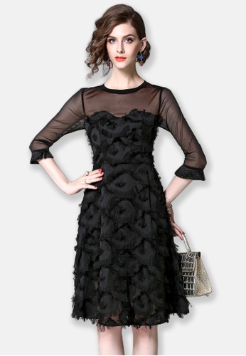 a line one piece dress