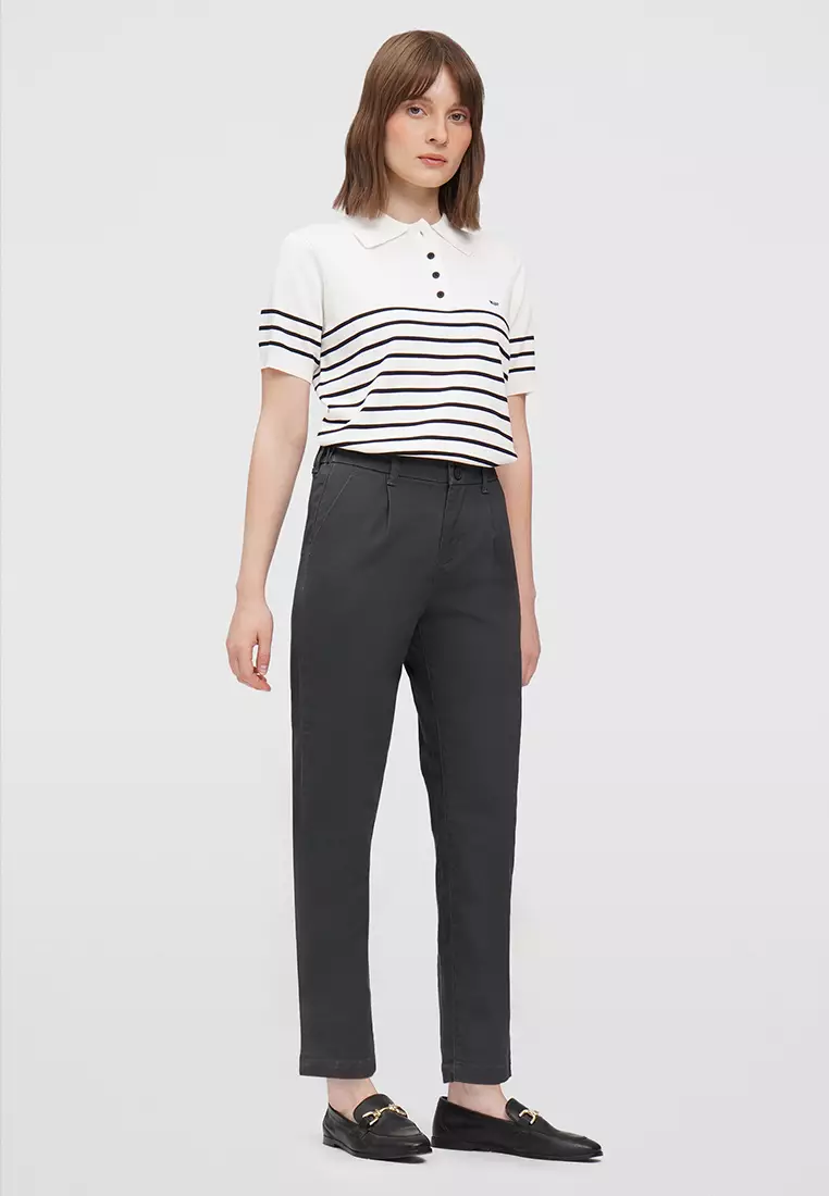 O.O.O. Stretch High Waist Trousers