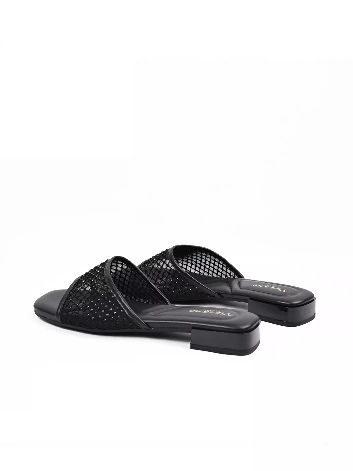 Vizzano Shoes Sandal Flat Wanita Motif Jaring Diamond Design Mia