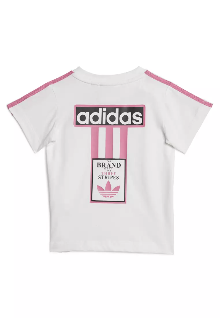 ADIDAS adibreak shorts & tee set 2024 | Buy ADIDAS Online | ZALORA Hong ...