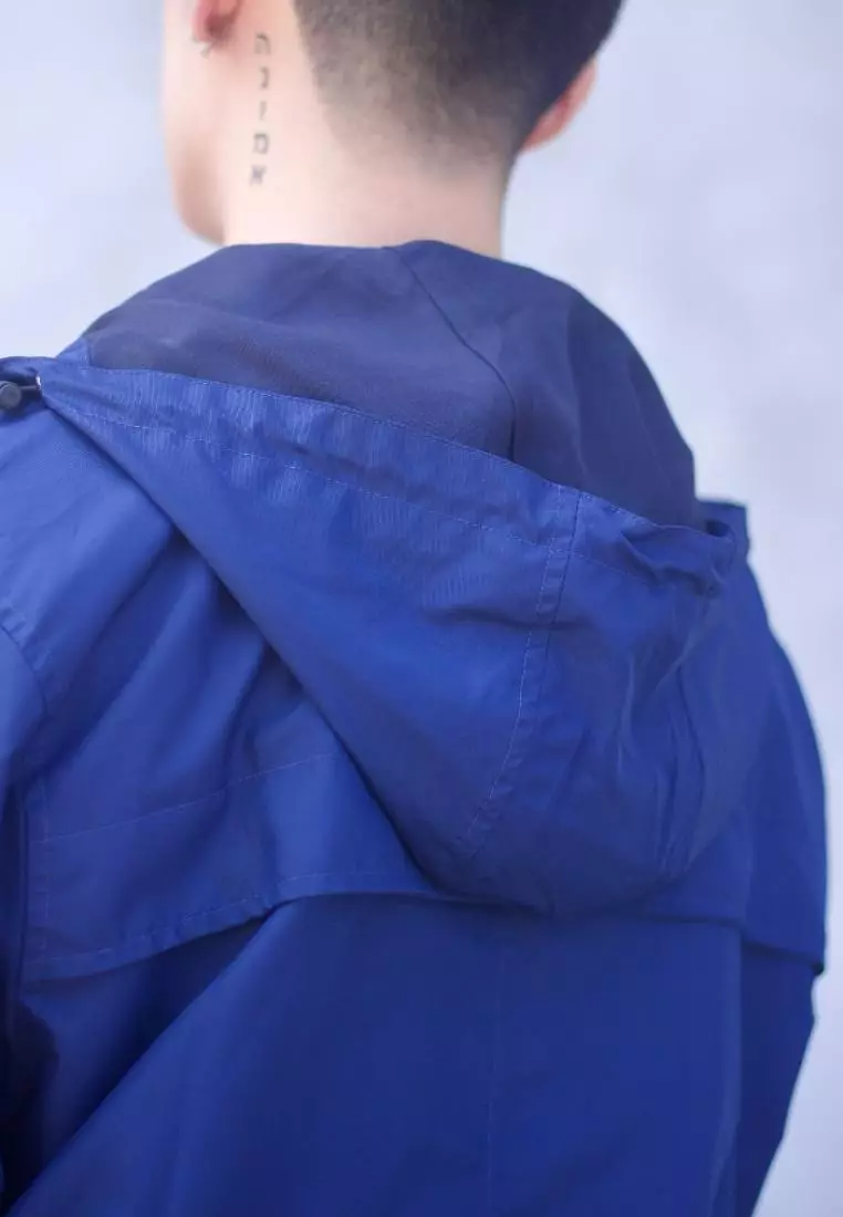 Kale James Navy / Jaket premium berbahan dasar Micro Taslan