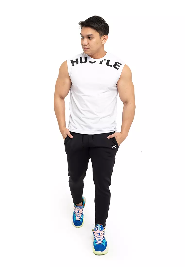 Flexzone Sleeveless Tanks Humble Hustle Series White