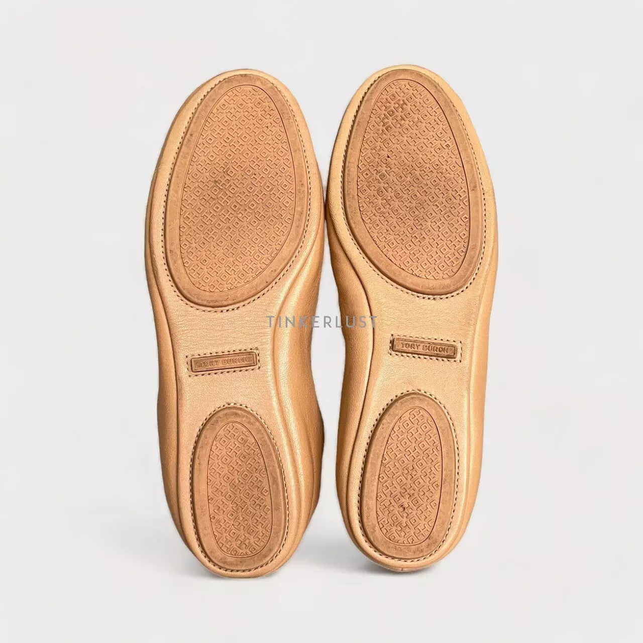 Jual Tory Burch PRELOVED Tory Burch Minnie Travel Ballet Logo
