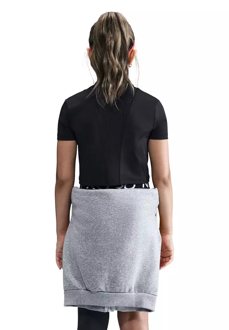 Nike Pro Girls' Dri-FIT Short-Sleeve Top