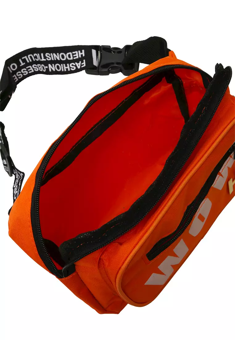 Shaylon Tas Selempang Anak Unisex Adjustable Strap Children Sling Bag Material Canvas ORIGINAL - Orange