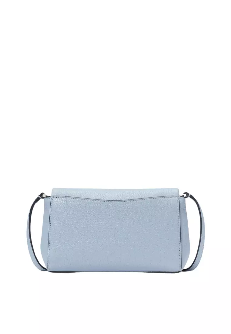 Leila Mini Zip Crossbody Muted Blue 