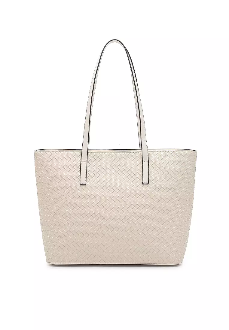 Women's Tote Bag / Shoulder Bag - White