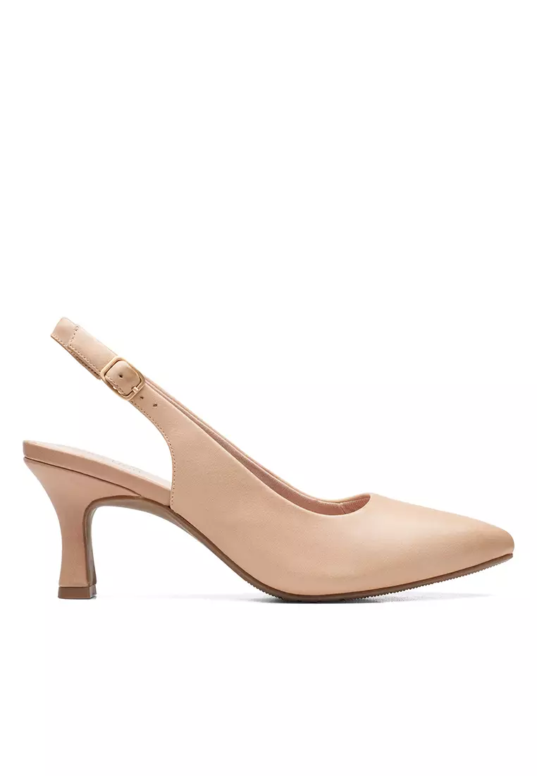 Discount on Clarks  shoes - SKU: Kataleyna Step Heels Warm Beige