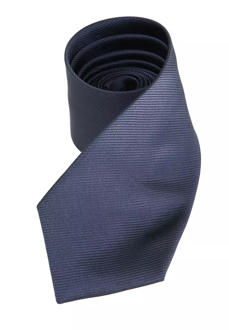 Stranger Dasi Pria Polos Plain Tie Man Neckwear Aksesoris Fashion Material Polyester ORIGINAL - Dark Grey