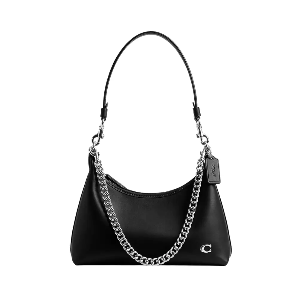 Juliet 25 Chain Strap Shoulder Bag Black Shw