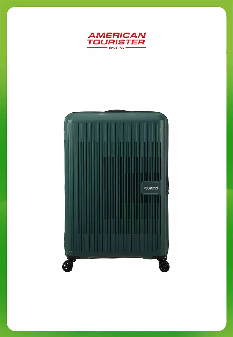Bundle American Tourister Aerostep Large Dark Forest + Aerostep Cabin Dark Forest