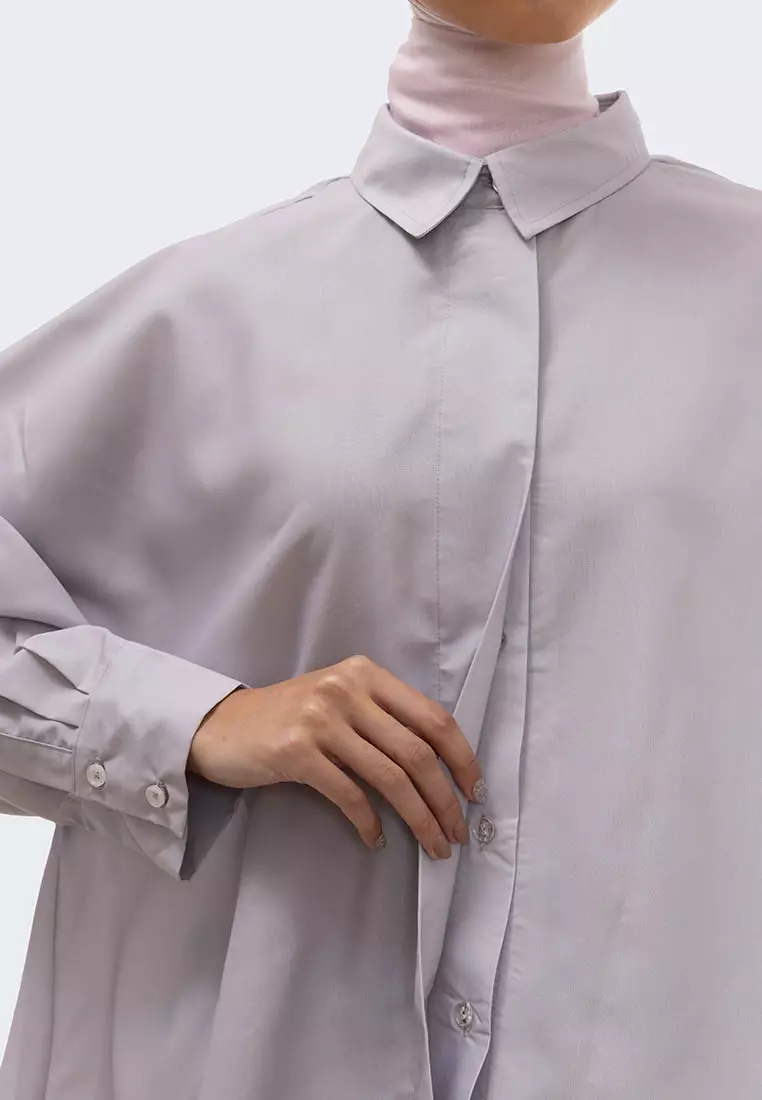 Ria Miranda Cool Grey Cosima Shirt