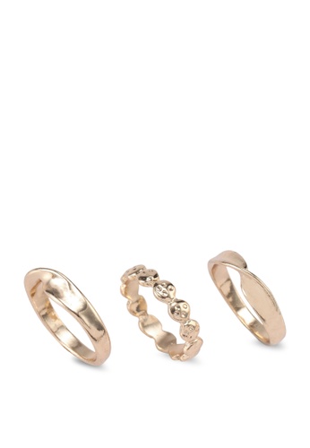 Shop Rubi Luxe Layers Ripple Ring Set Online On Zalora Philippines