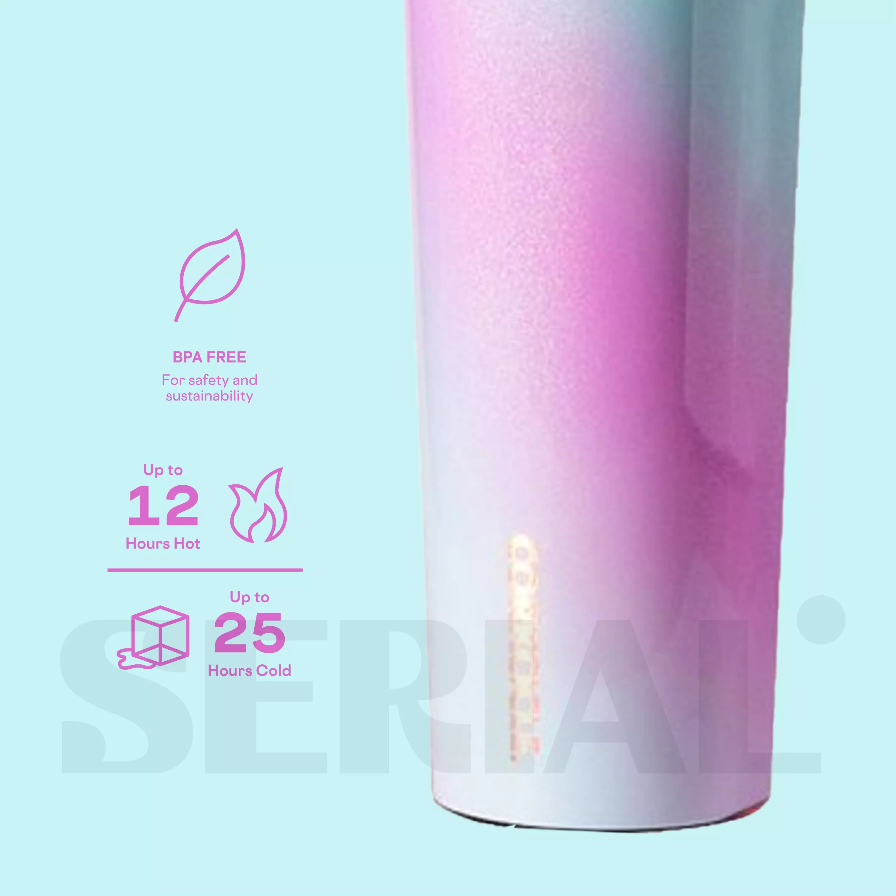 CORKCICLE Canteen 16oz - Unicorn Wonderland