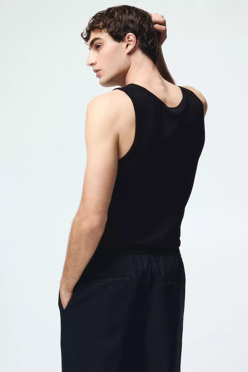 Slim Fit Ribbed vest top