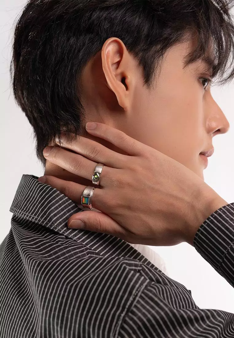 Amour Bloom Green CZ Ring 040