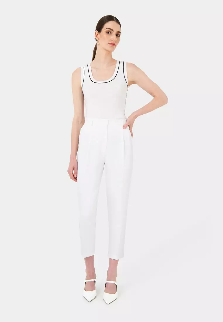 Gloria Contrast Knit Top