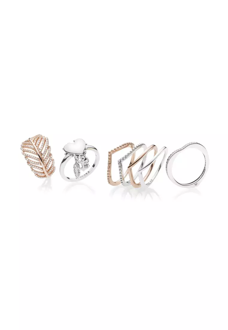 Pandora polished wishbone ring shop