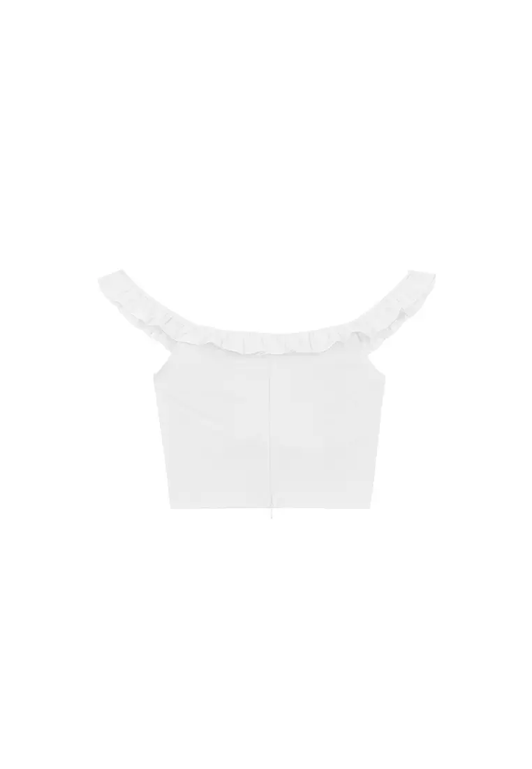 Peekaboo Ruffle Top