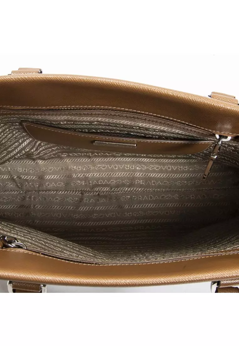 Buy Prada Pre-Loved Square Open Tote 2026 Online | ZALORA