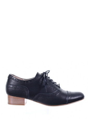 PRODUIT PARFAIT black Low heel oxford shoes 590F5SH8204EAAGS_1