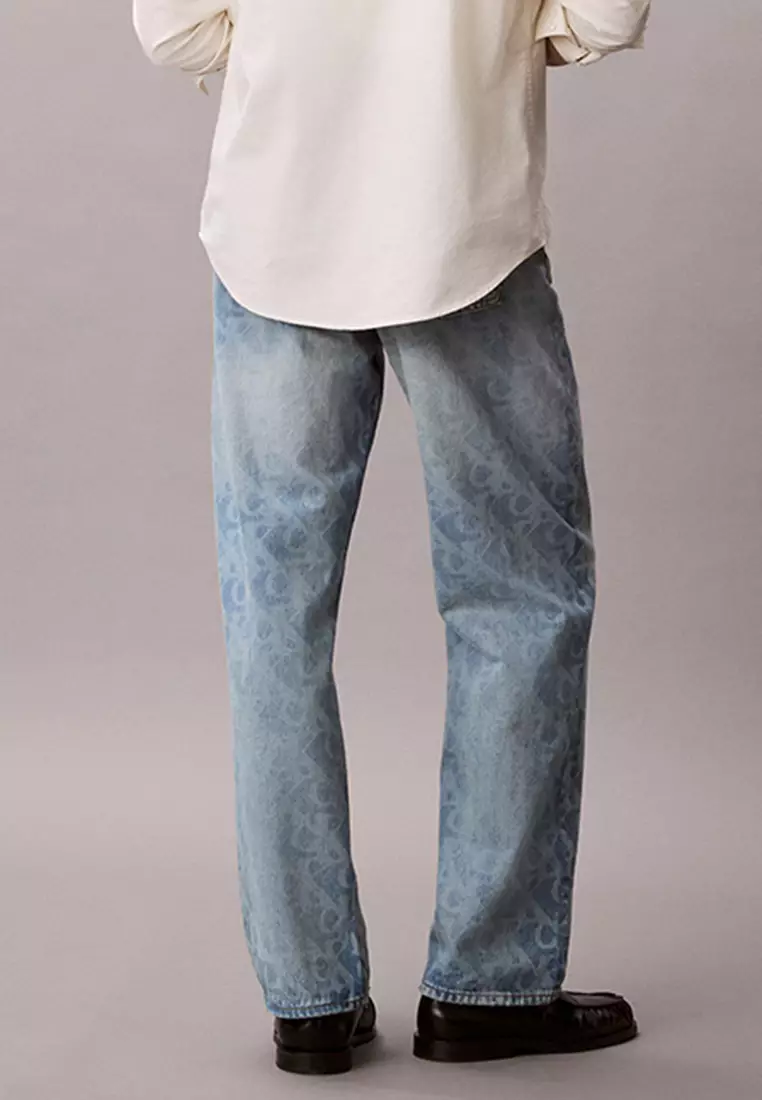 90年代直筒商標牛仔褲 - Calvin Klein Jeans