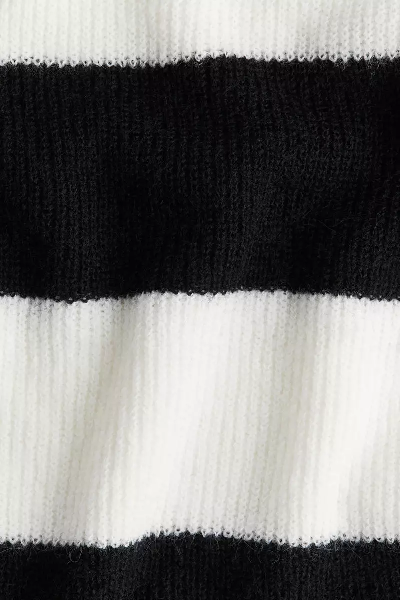 Rib-knit dress