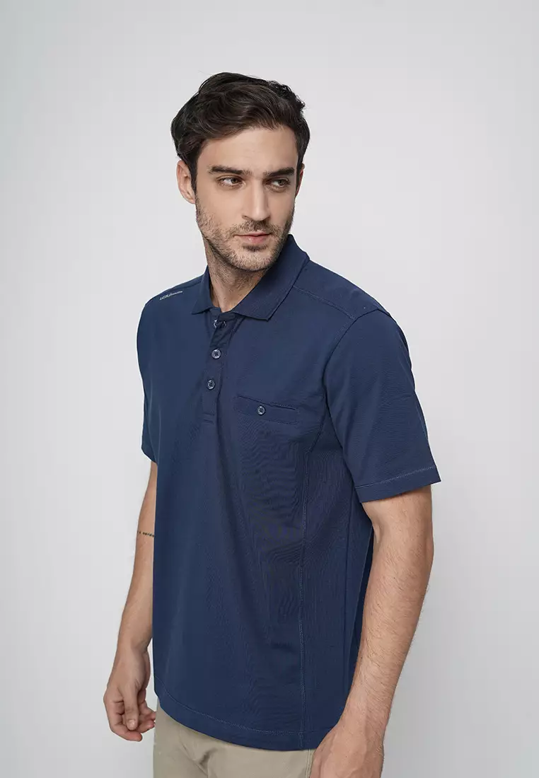 LGS - Kaos Polo Basic Pria - Classic Essential Shirt - Lengan Pendek - Warna - Basic - Polos - Single Pocket - CWS.225.C3068