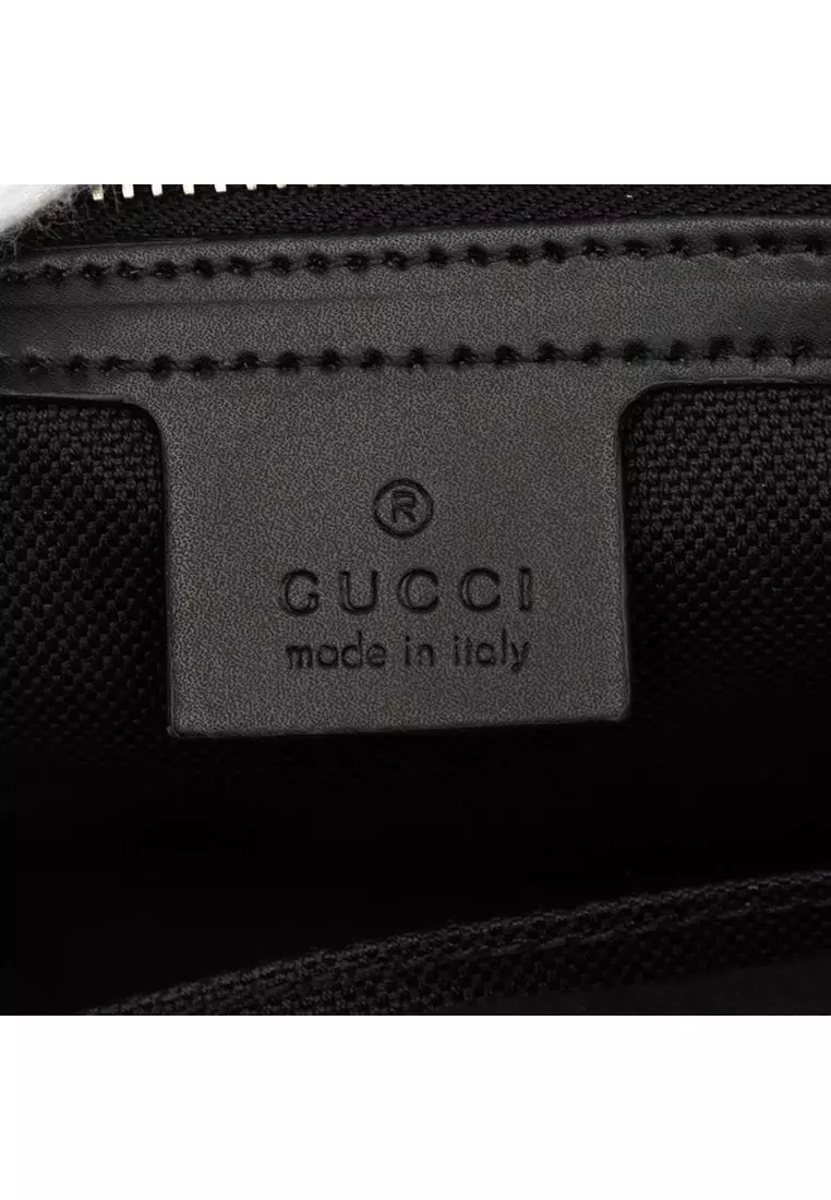 Pre-Loved Gucci Gg Supreme Web Night Courrier Belt Bag