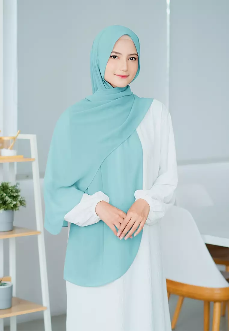 HIJAB INSTAN SAFFA - DEEP MINT