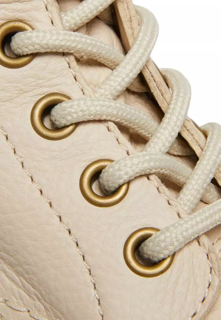 1460 WOMEN'S PASCAL GOLD EYELET LACE UP BOOTS