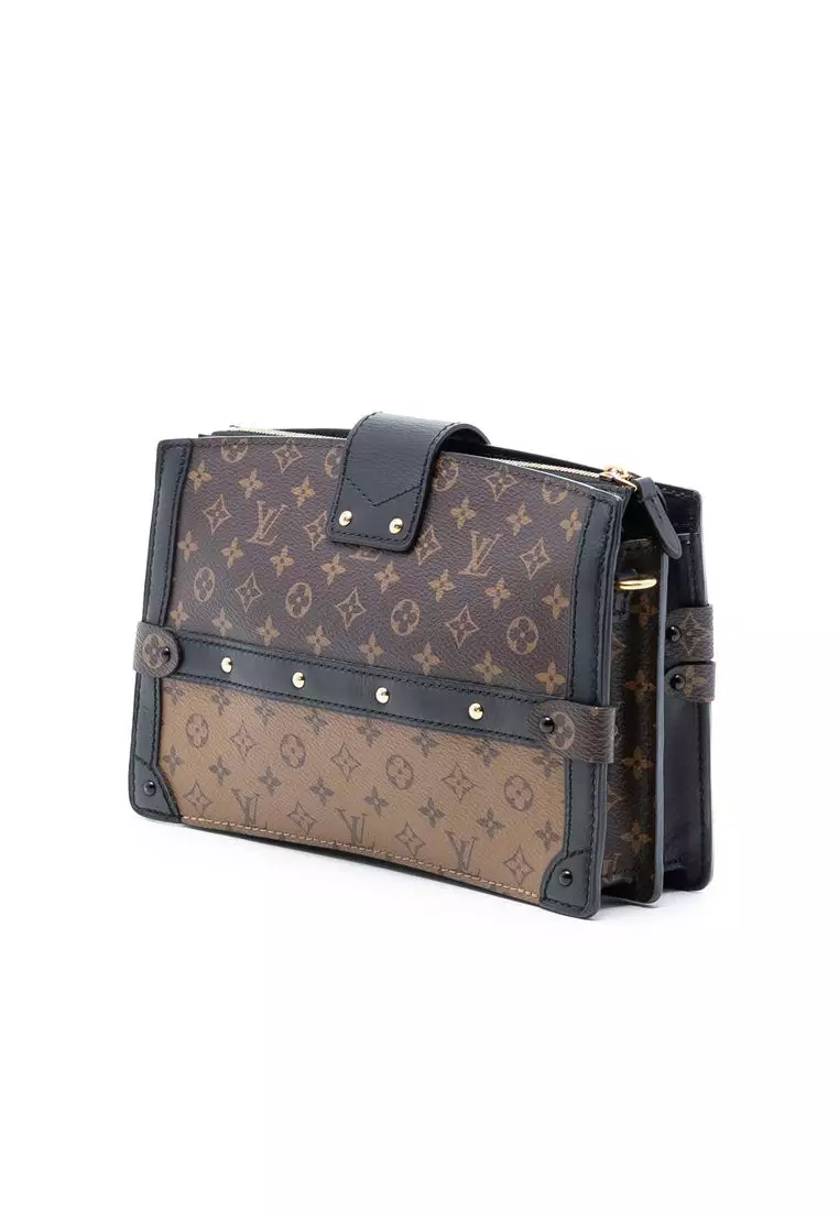 Pre-Loved Louis Vuitton Monogram Reverse Trunk Clutch