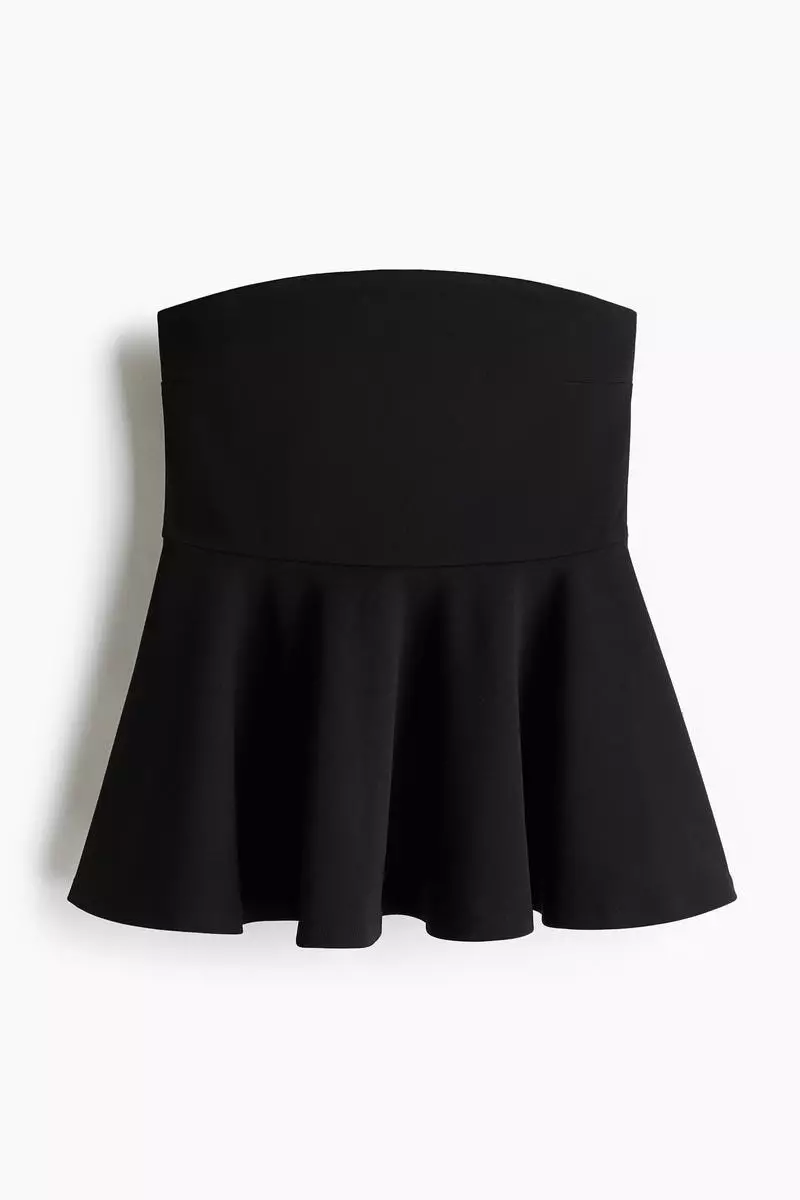 Bandeau peplum top