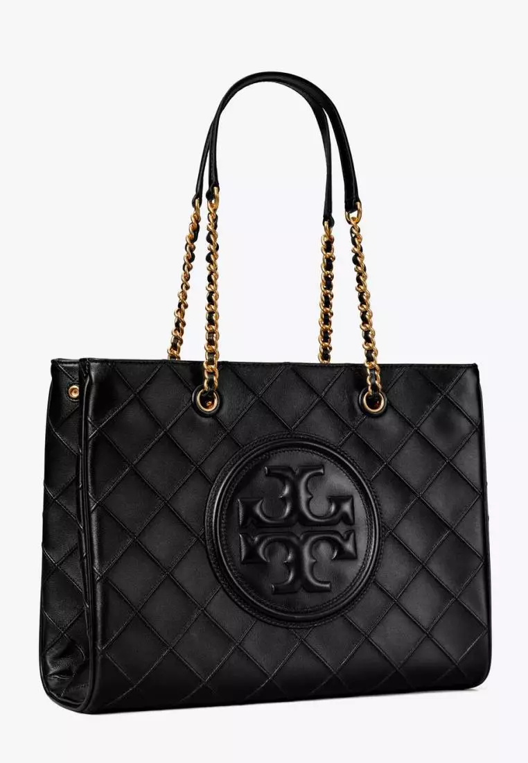 Tory Burch Fleming Soft Chain Tote Black