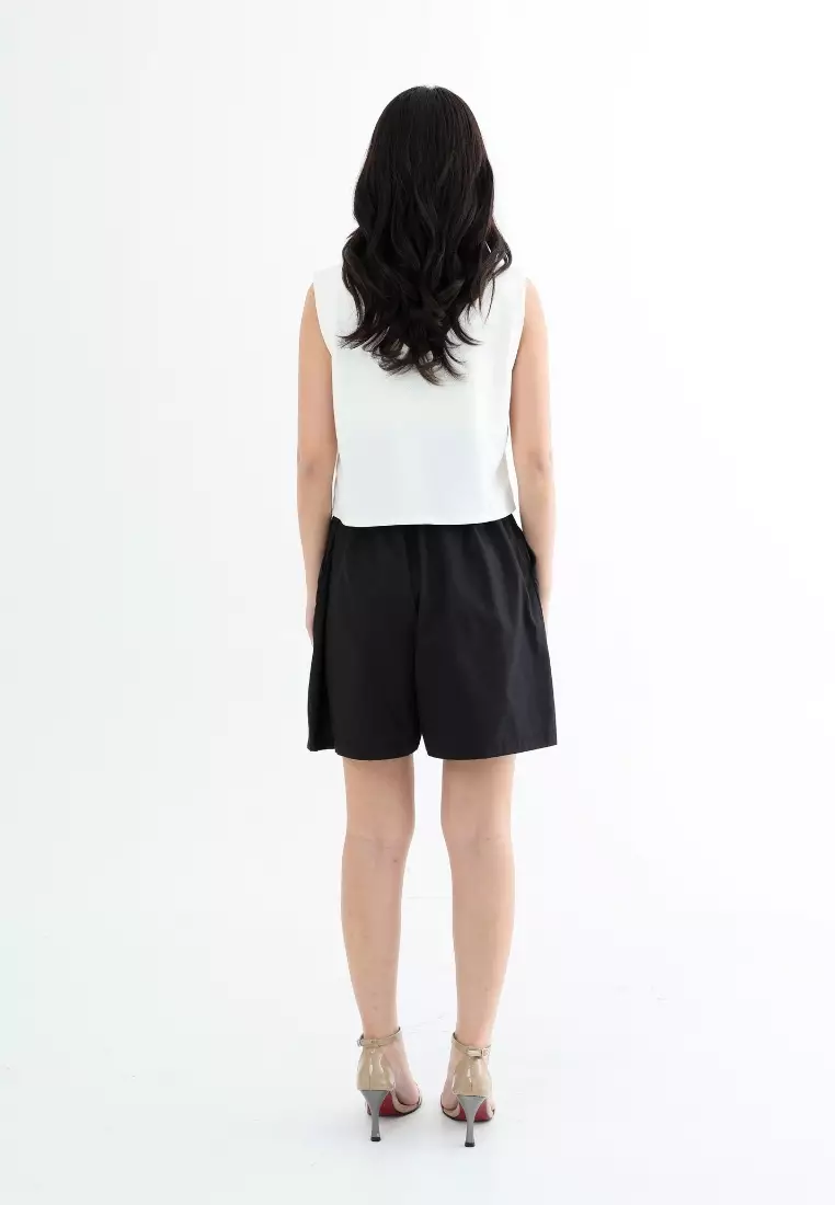 Plus Size Short Pants Ha Rin Black