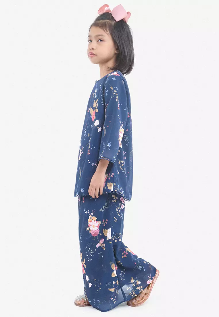 KIDS Duyong Set - Navy Garden