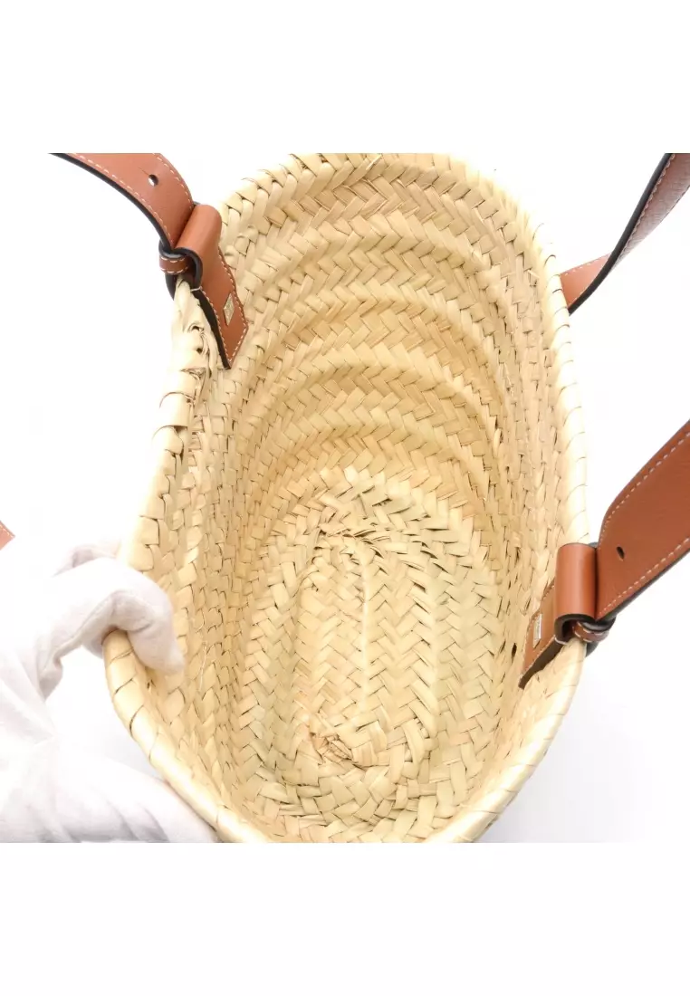 Loewe raffia sales bag small