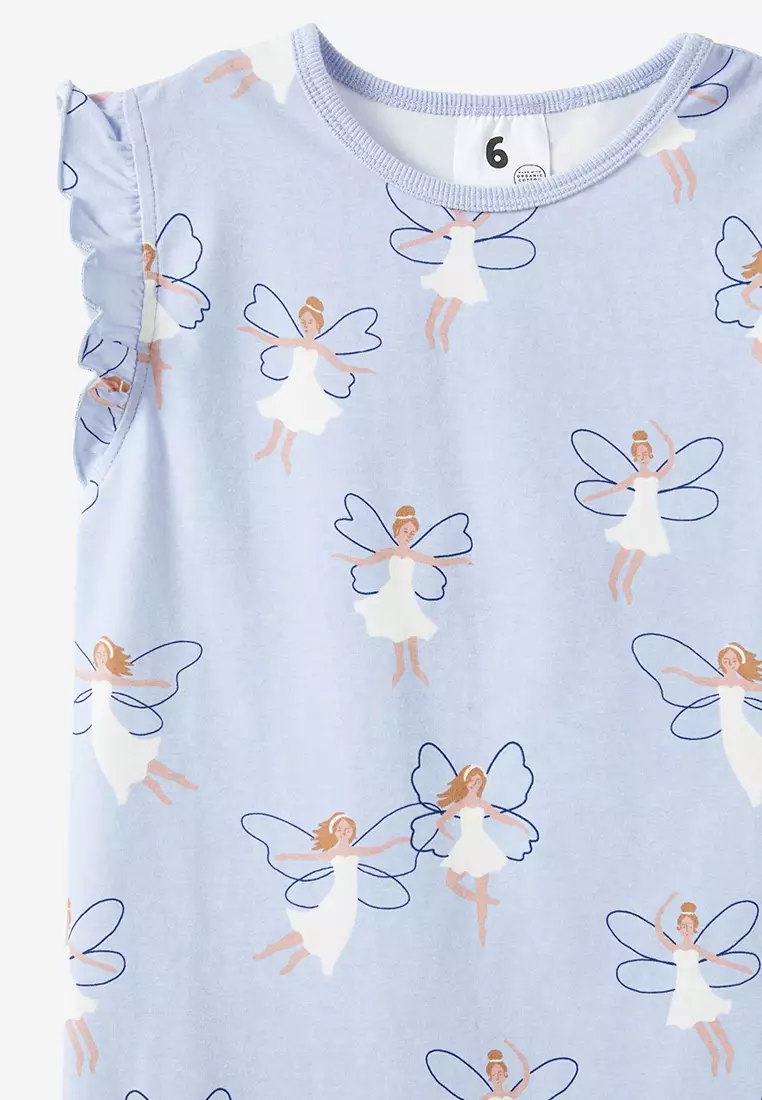 Stacey Short Sleeve Flutter Pyjama Set