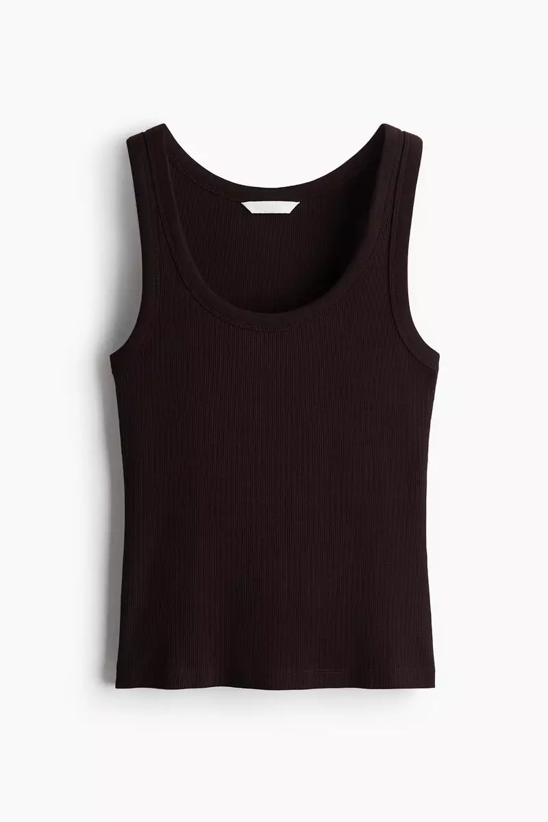 Ribbed vest top