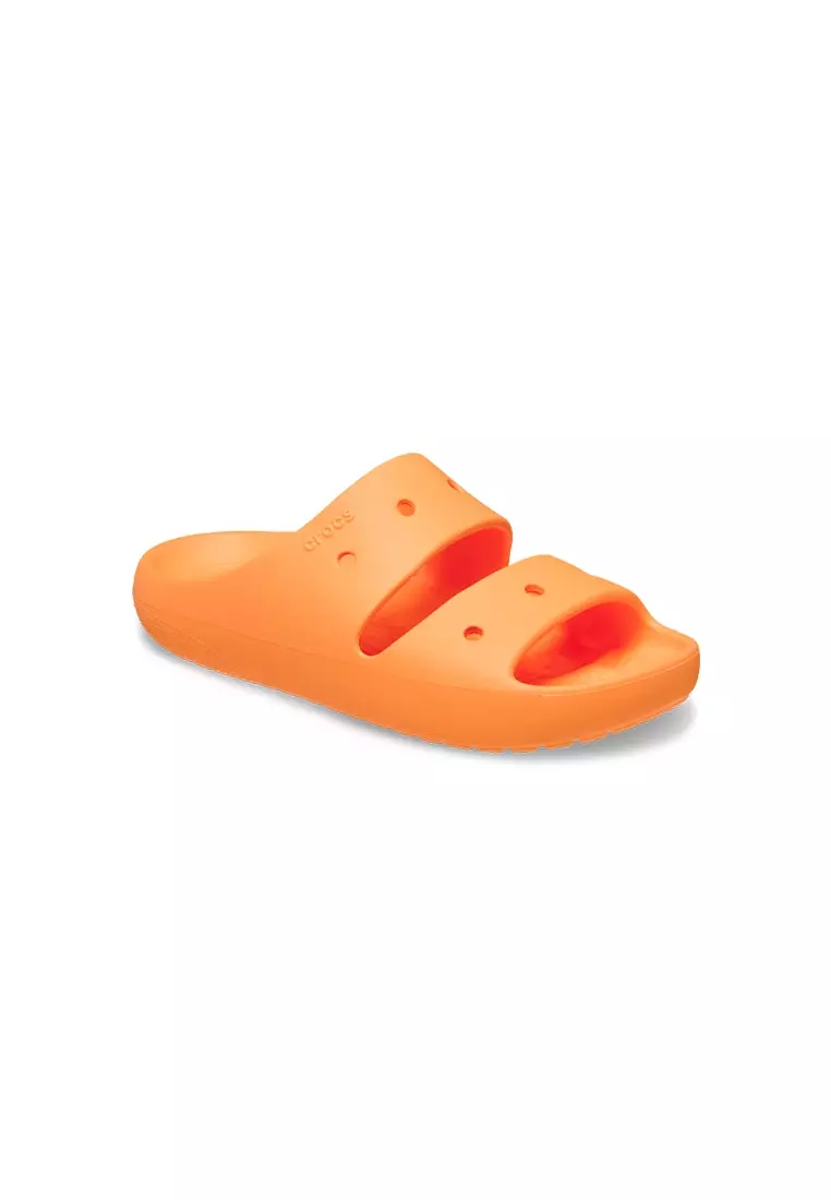 Discount on Crocs  shoes - SKU: Classic Sandal V2 in Orangesicle